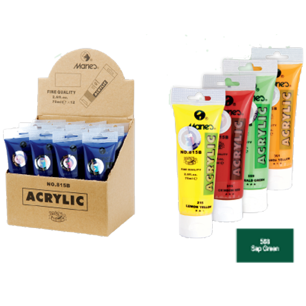 Maries Akrilik Boya 75 ML Sap Yeşil 815B-568