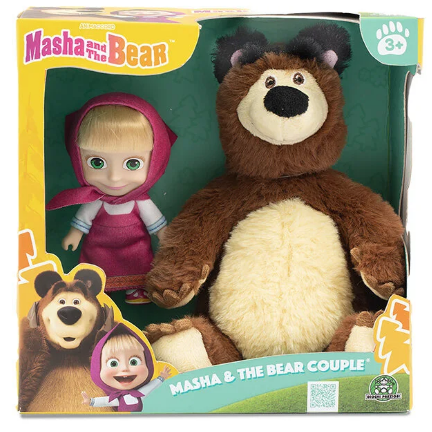 Masha&koca Ayı 20cm Pelus 12cm Bebek | İhtiyaç SepetimMasha&koca Ayı 20cm Pelus 12cm Bebek