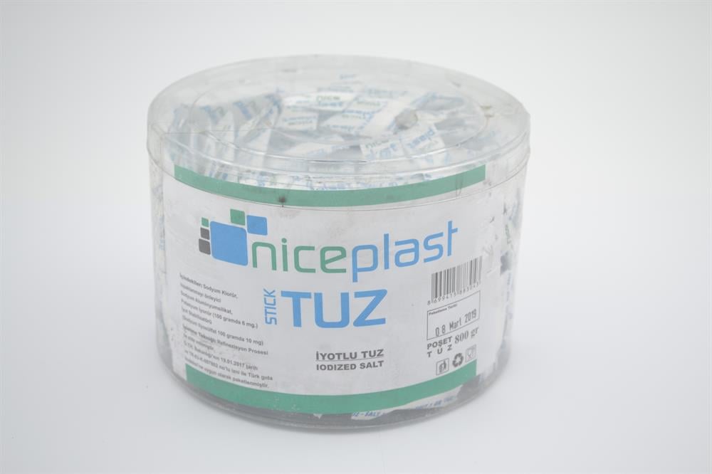 NİCEPLAST STİCK TUZ 800 gr