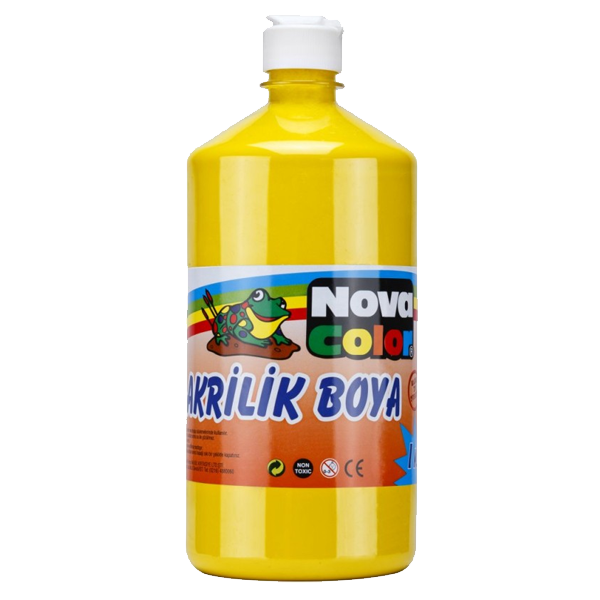Nova Color Akrilik Boya 1 KG Sarı NC-221