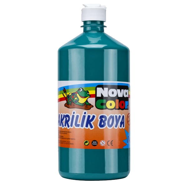 Nova Color Akrilik Boya 1 KG Yeşil NC-224