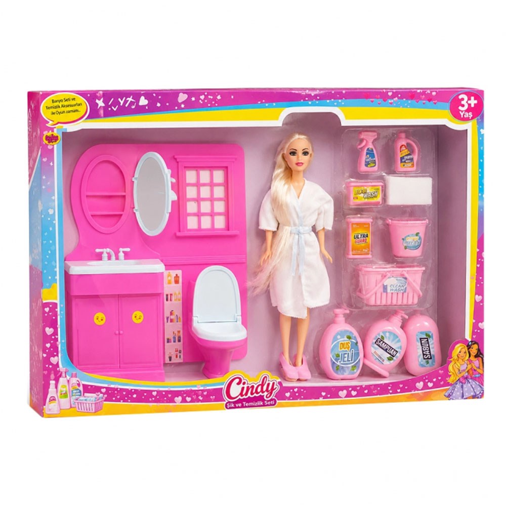 Oydaş Cindy Bebekli Lavabo Temizlik Seti Oyd-04-02465