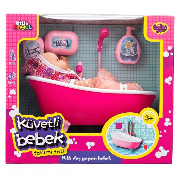 Oydaş Pilli Kuvette Duş Yapan Bebek