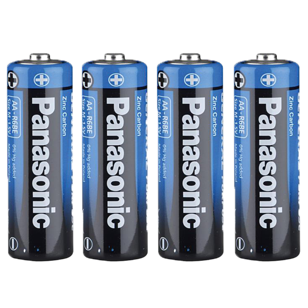 Panasonic Çinko Karbon Kalem Pil (AA) R6BE/4S