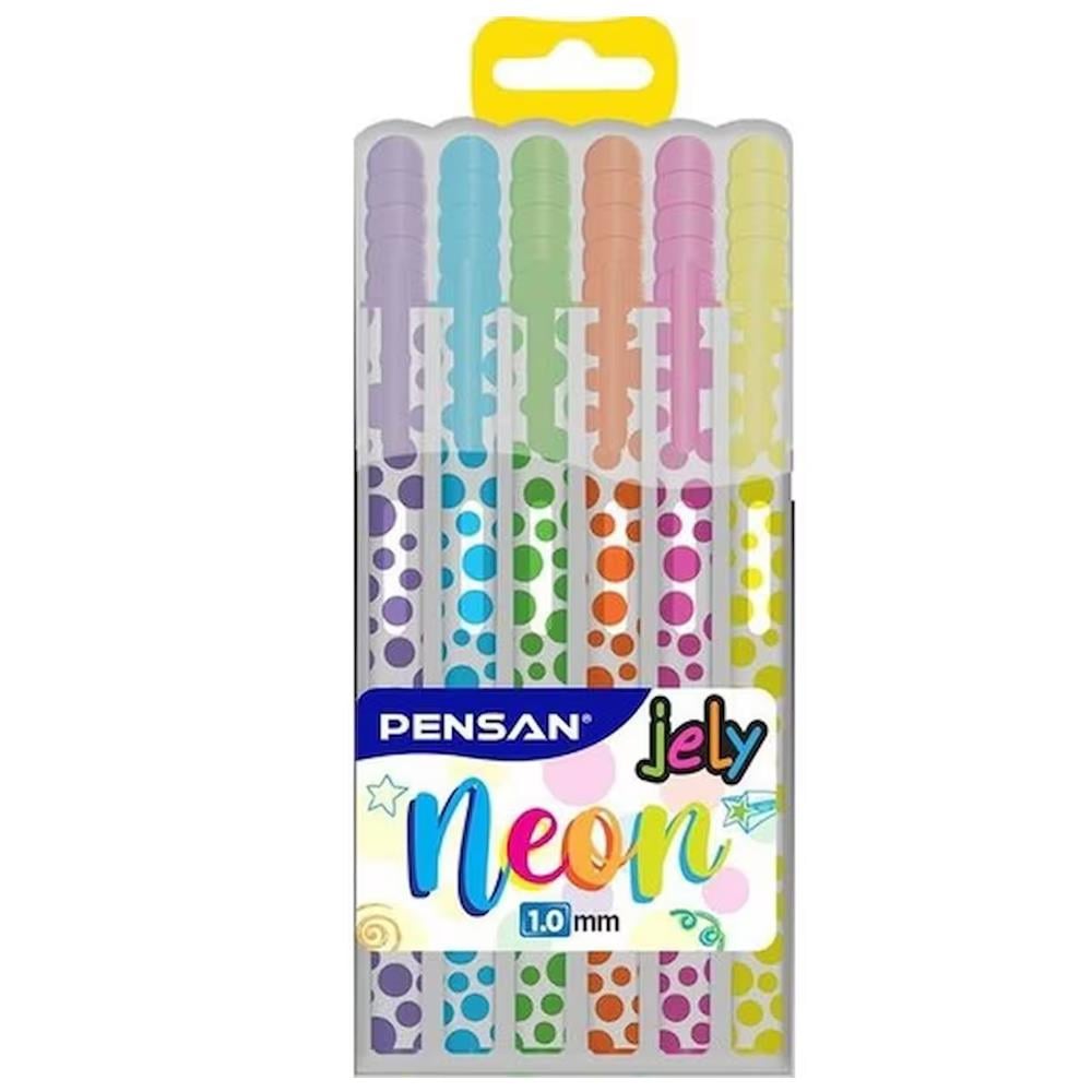 Pensan Jel Kalem Jely Neon Krş 6 Lı 2801