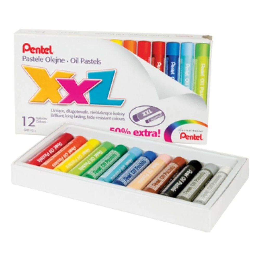 Pentel Pastel Boya Yağlı 12 Renk Ght-12pl