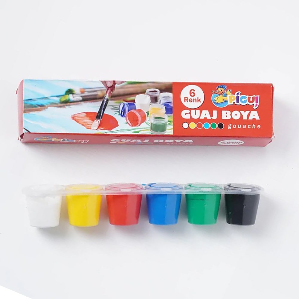 Pigui Guaj Boya 6 Lı 25 Ml Pggb-55