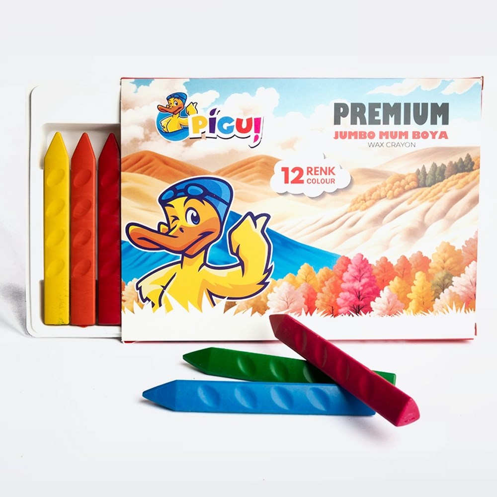 Pigui Jumbo Mum Boya 12 Renk Pgjmb-01