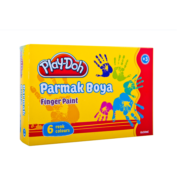 Play-Doh Parmak Boyası 30 ML 6 Renk PLAY-PR001