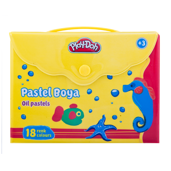 Play-Doh Pastel Boya Çantalı 18 Renk PLAY-PA006