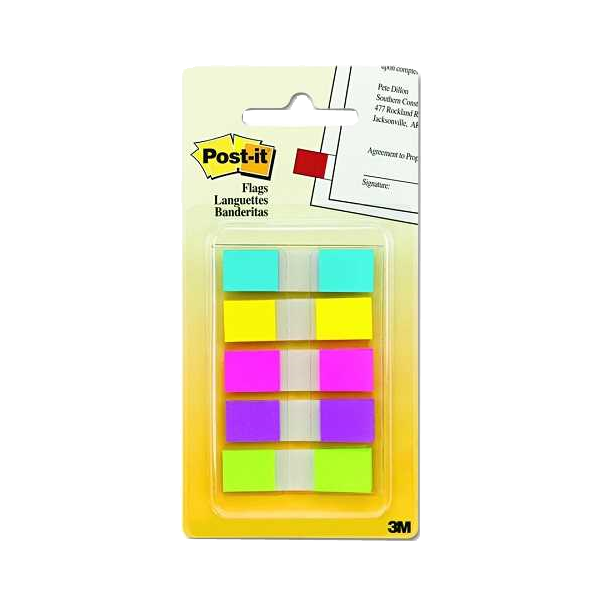 Post-it İndeks 20 YP 12x44 5 Renk 683-5 KP