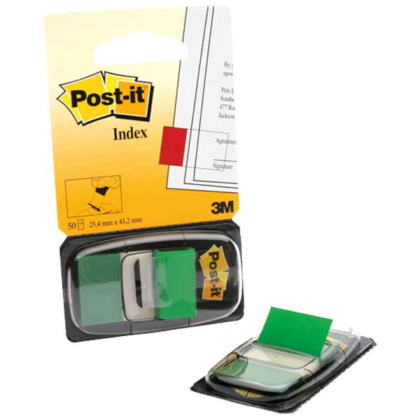 Post-it İndeks 50 Lİ Yeşil 680-3