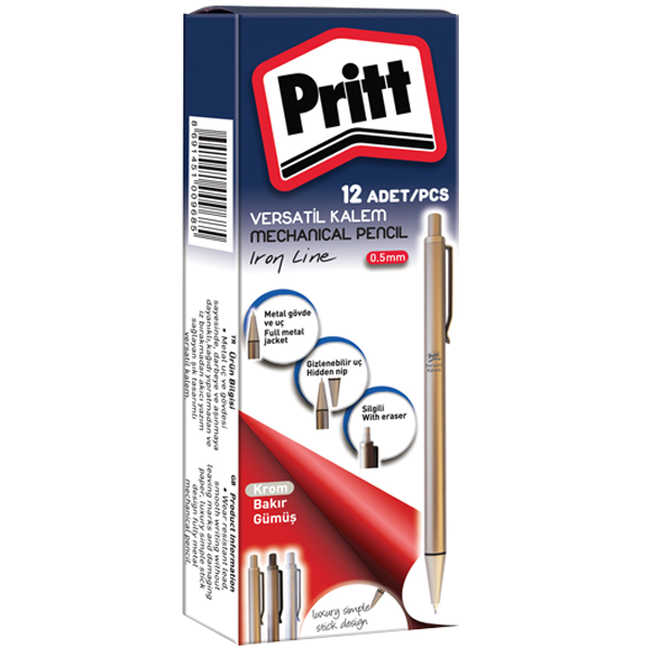 Pritt Versatil Kalem İron Line 0.5 MM Krom 3705