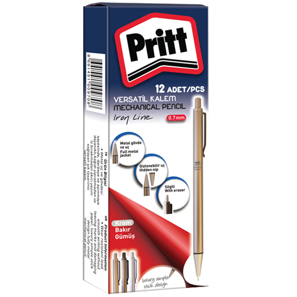 Pritt Versatil Kalem İron Line 0.7 MM Krom 3707