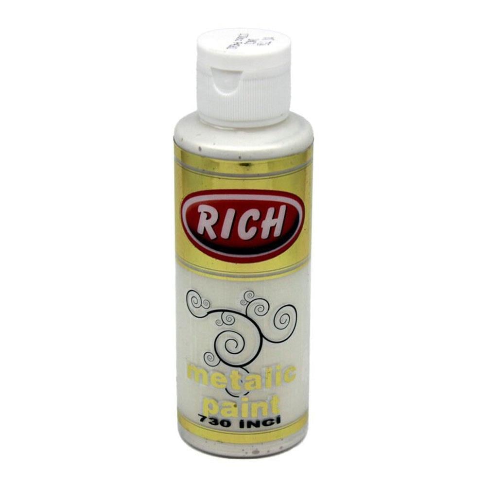 Rich Akrilik Boya Metalik 120 CC İnci 120-0730