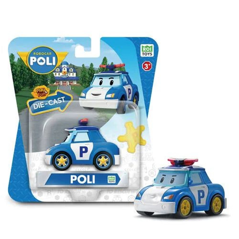 Robocar Poli Metal Araç Karakter Figürler Asorti Neco-polı/mrt-617