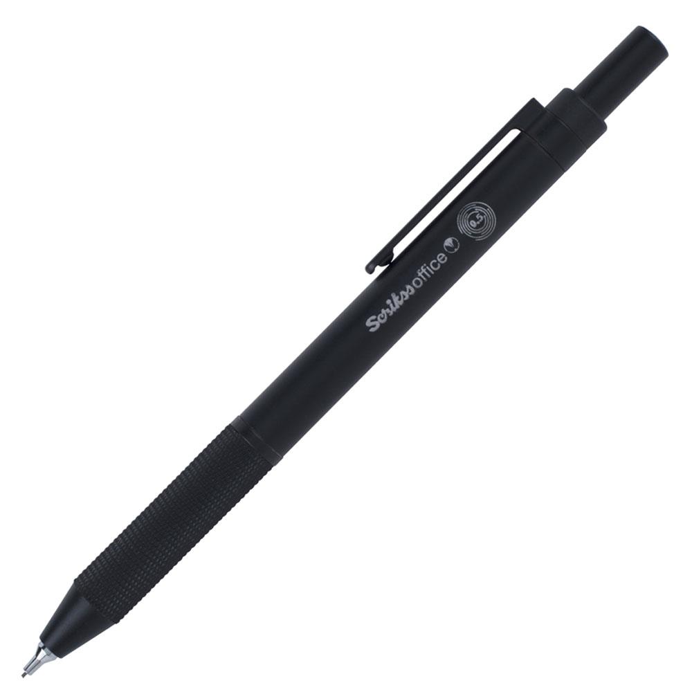 Scrikss Versatil Kalem Twıst 0.5 MM Siyah Şeffaf Ambalaj