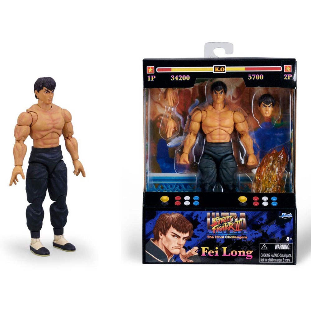 Street Fighter Iı Fei-long 6 Figure Smb-9334217314r00