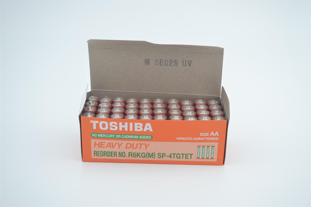 Toshiba R6Kg Sp-4 Manganez 1.5V Aa Size Kalem Pil 40 ADET