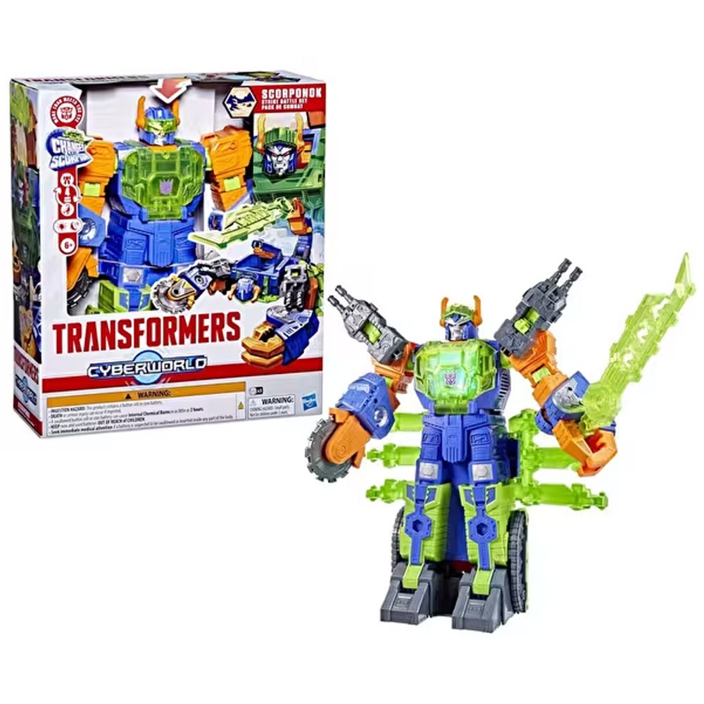 Transformers Cyberworld Scorponok Strik Has-g1659