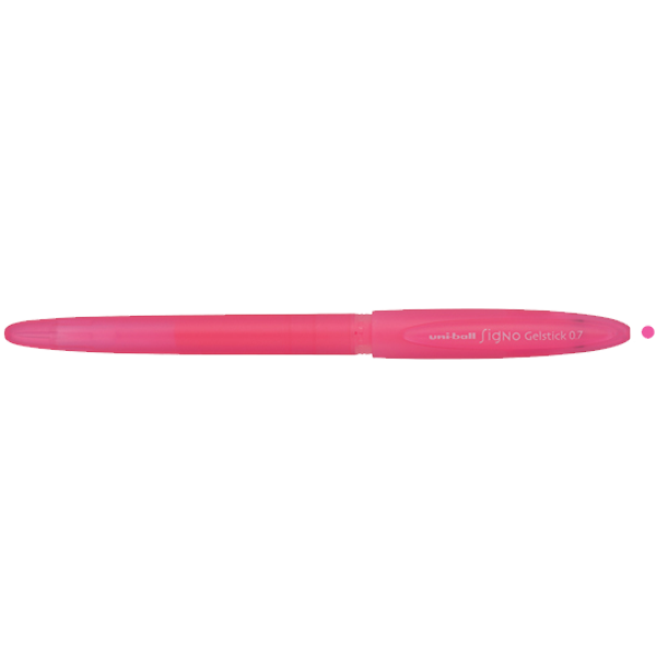 Uni-Ball Roller Kalem Signo Gelstick Jel Bilye Uç 0.7 MM Fosforlu Pembe UM-170