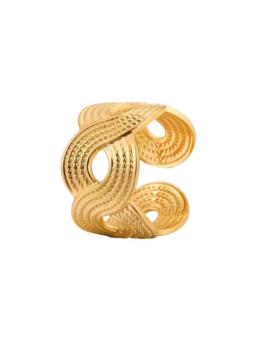 Çelik Braided Yüzük