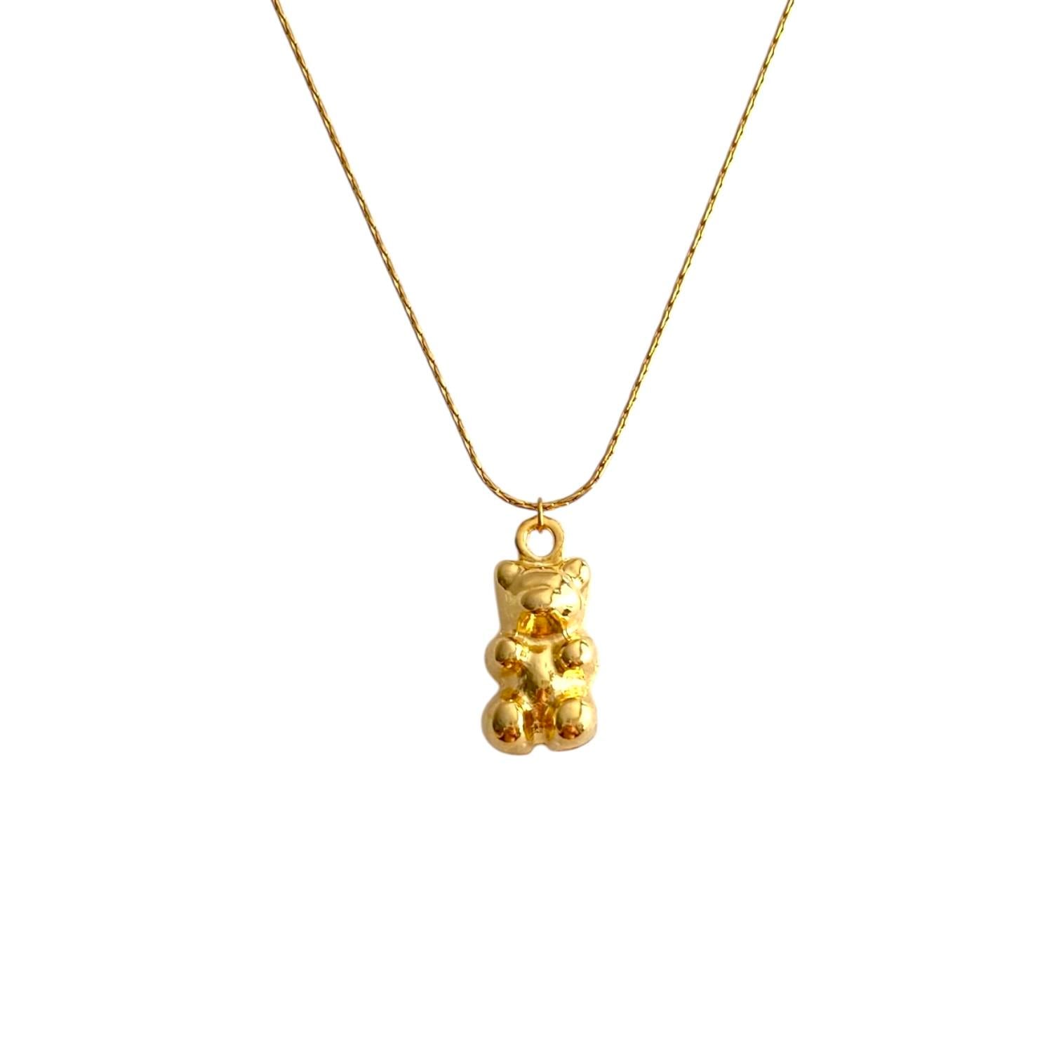 Çelik Jelly Bear Kolye