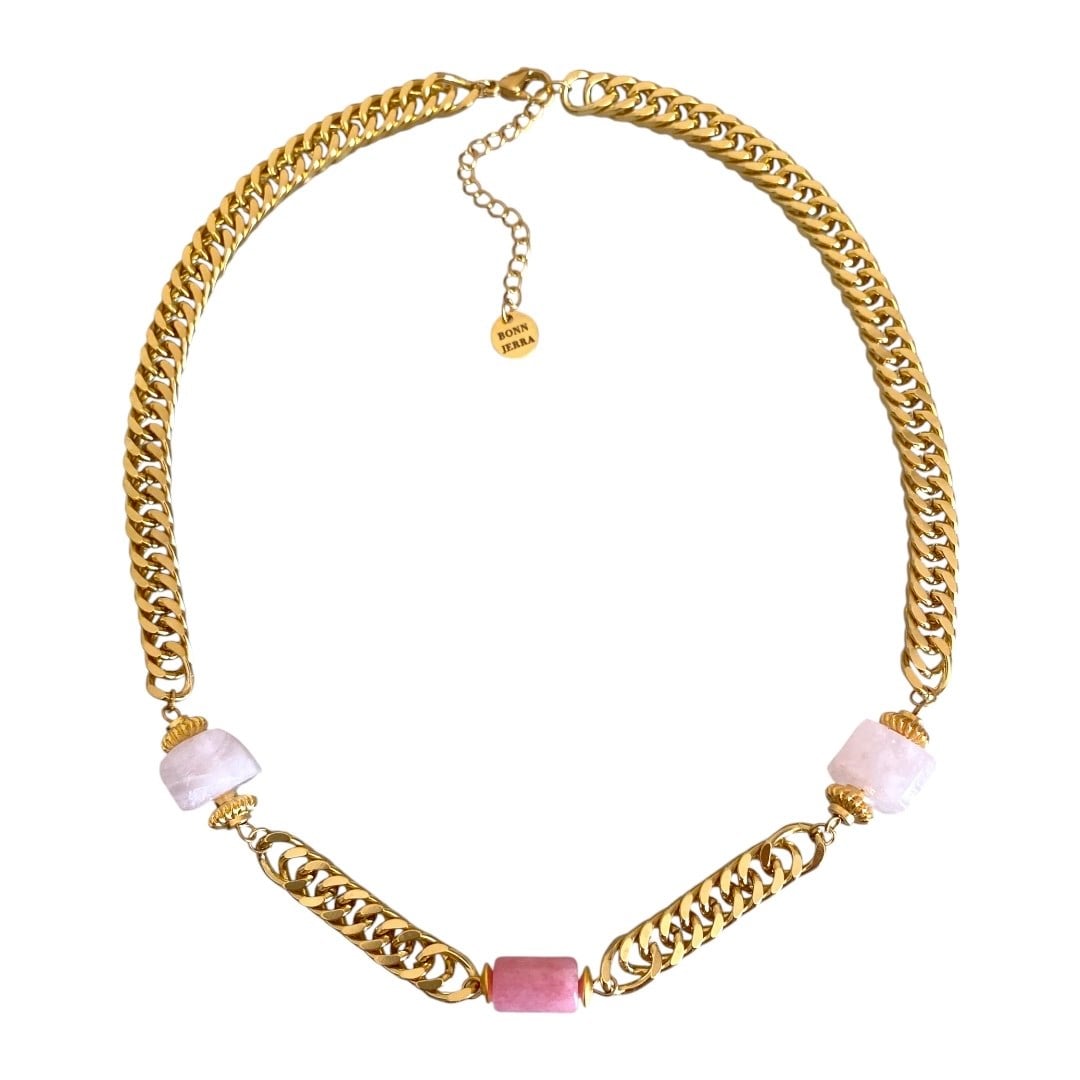 Çelik Pink Sand Kolye