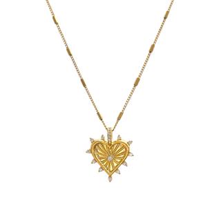 S.Steel Amore Necklace