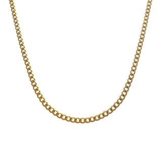 S.Steel Curb Chain Necklace
