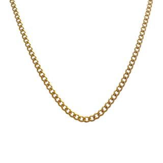 S.Steel Curb Chain Necklace