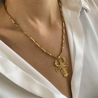 S.Steel Lobster Necklace