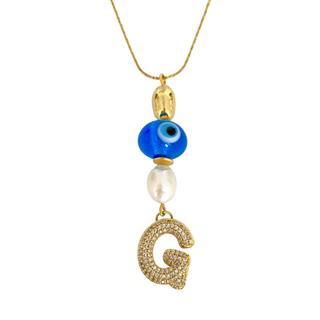 S.Steel My Special Letter Necklace