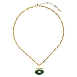 S.Steel Nazar Touch Necklace