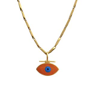 S.Steel Nazar Touch Necklace