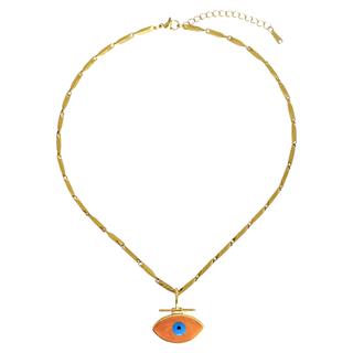 S.Steel Nazar Touch Necklace