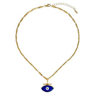 S.Steel Nazar Touch Necklace