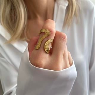 S.Steel Oriela Ring