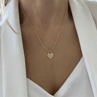 Locked Heart Necklace