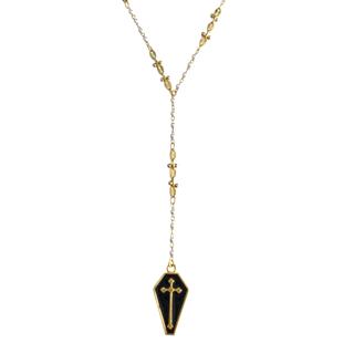 Luxe Pearl Cross Necklace