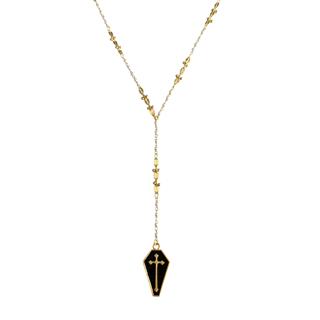 Luxe Pearl Cross Necklace