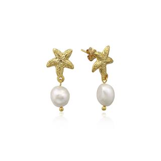 Pearled Star Earring