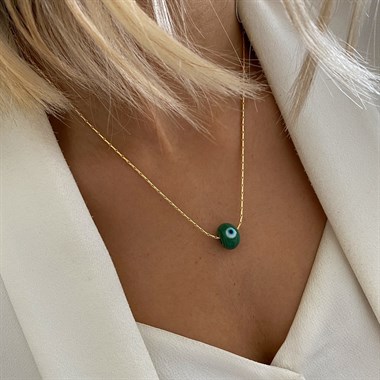 Snake Chain Evil Eye Necklace