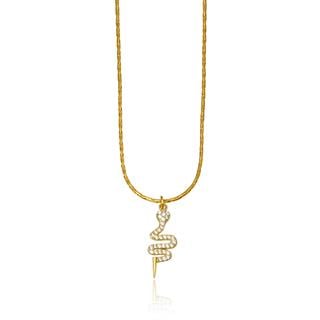 Zircon Snake Necklace