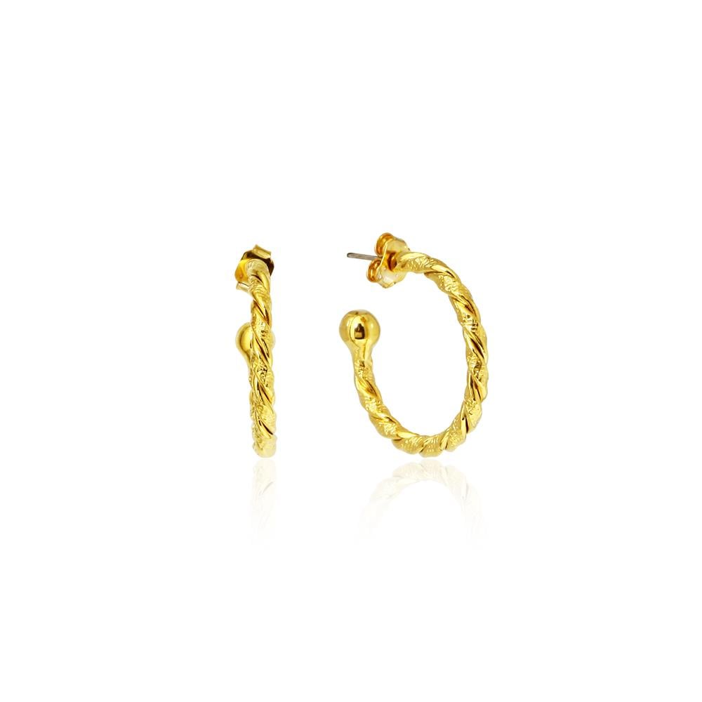 Auger Hoop Earring