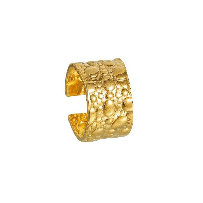 Çelik Bold Edge Yüzük