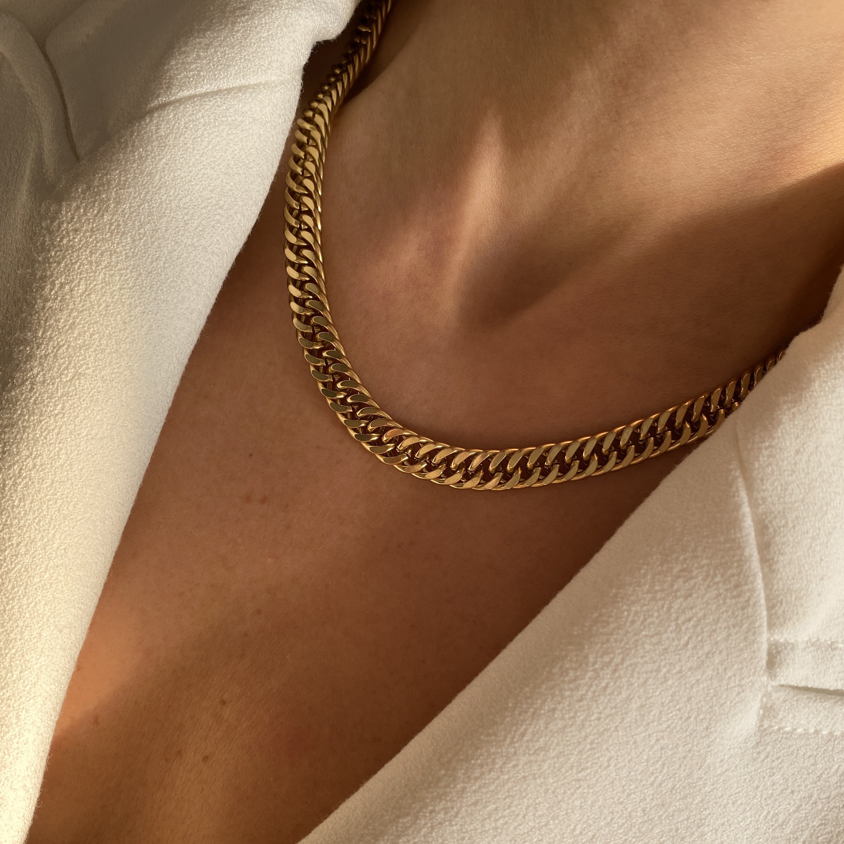 Çelik Estelle Kolye