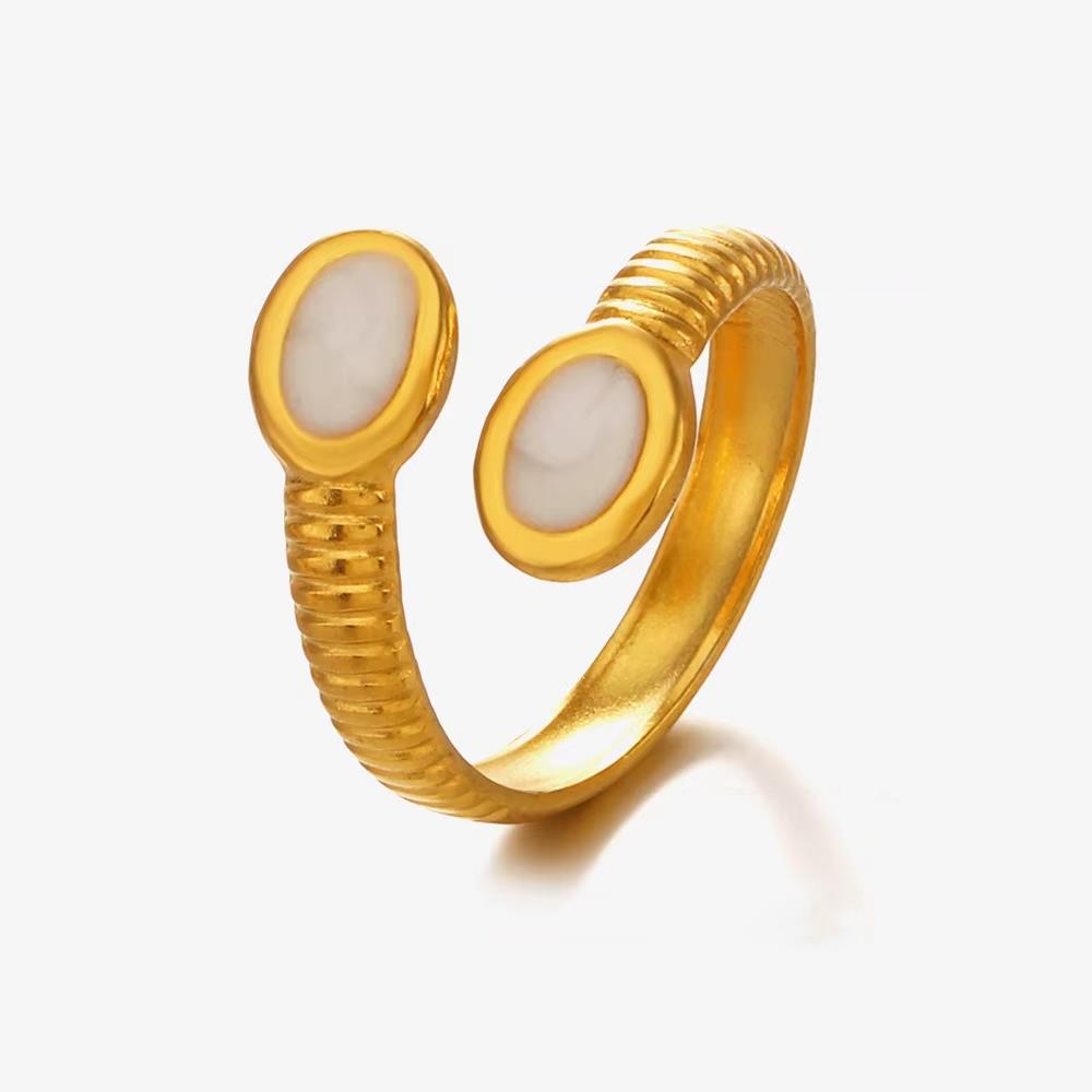 Çelik Retroverse Yüzük