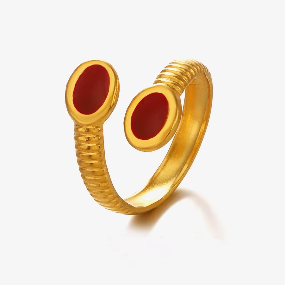 Çelik Retroverse Yüzük