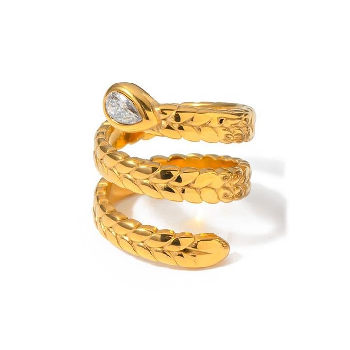 Çelik Talisman Yüzük